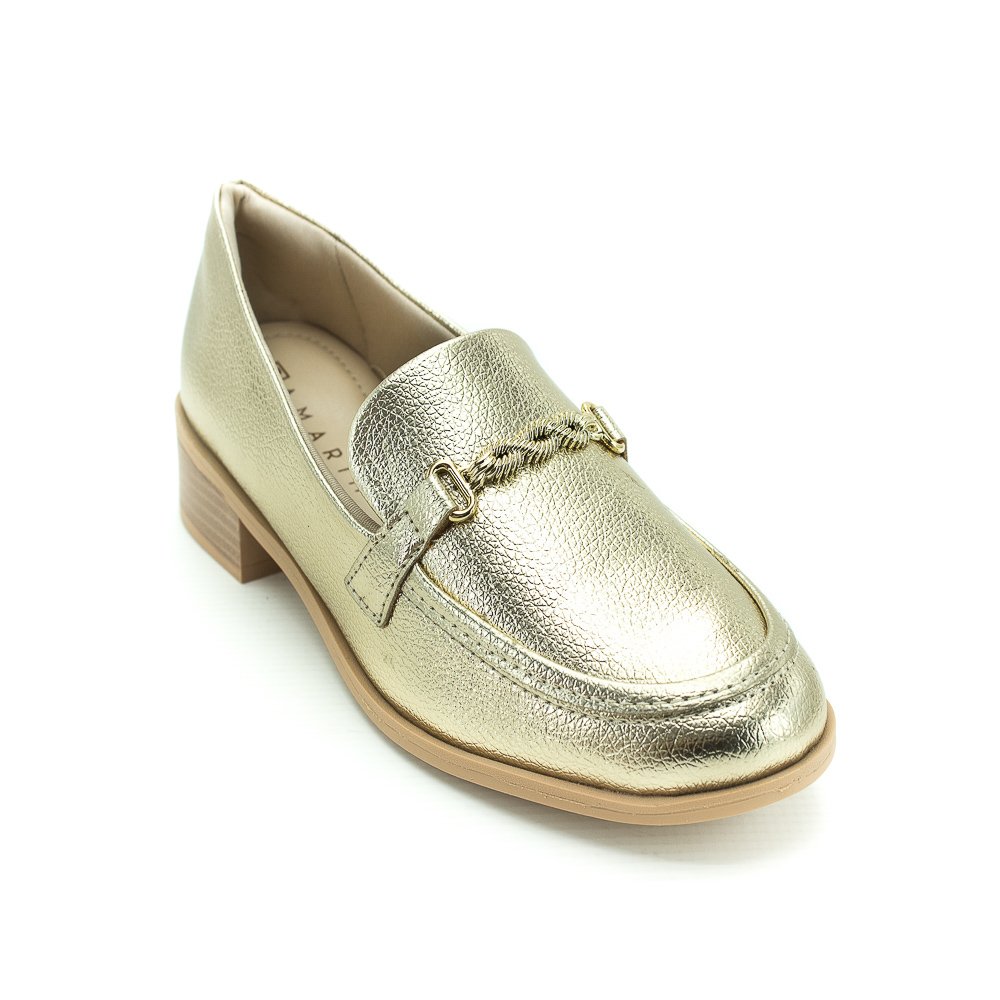 Mocassim Feminino Ramarim 24-16101 - Dourado Dourado 2