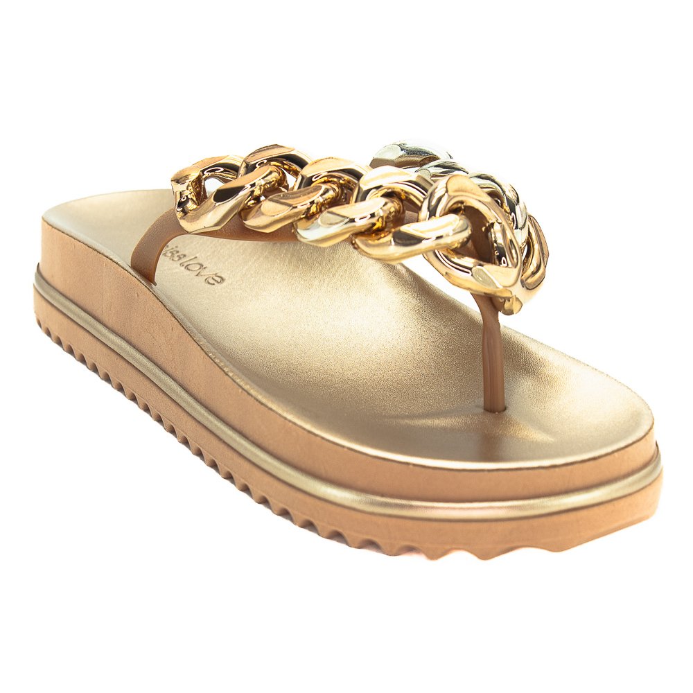 Papete Feminina Miss Love PP-907 - Marrom Marrom 2