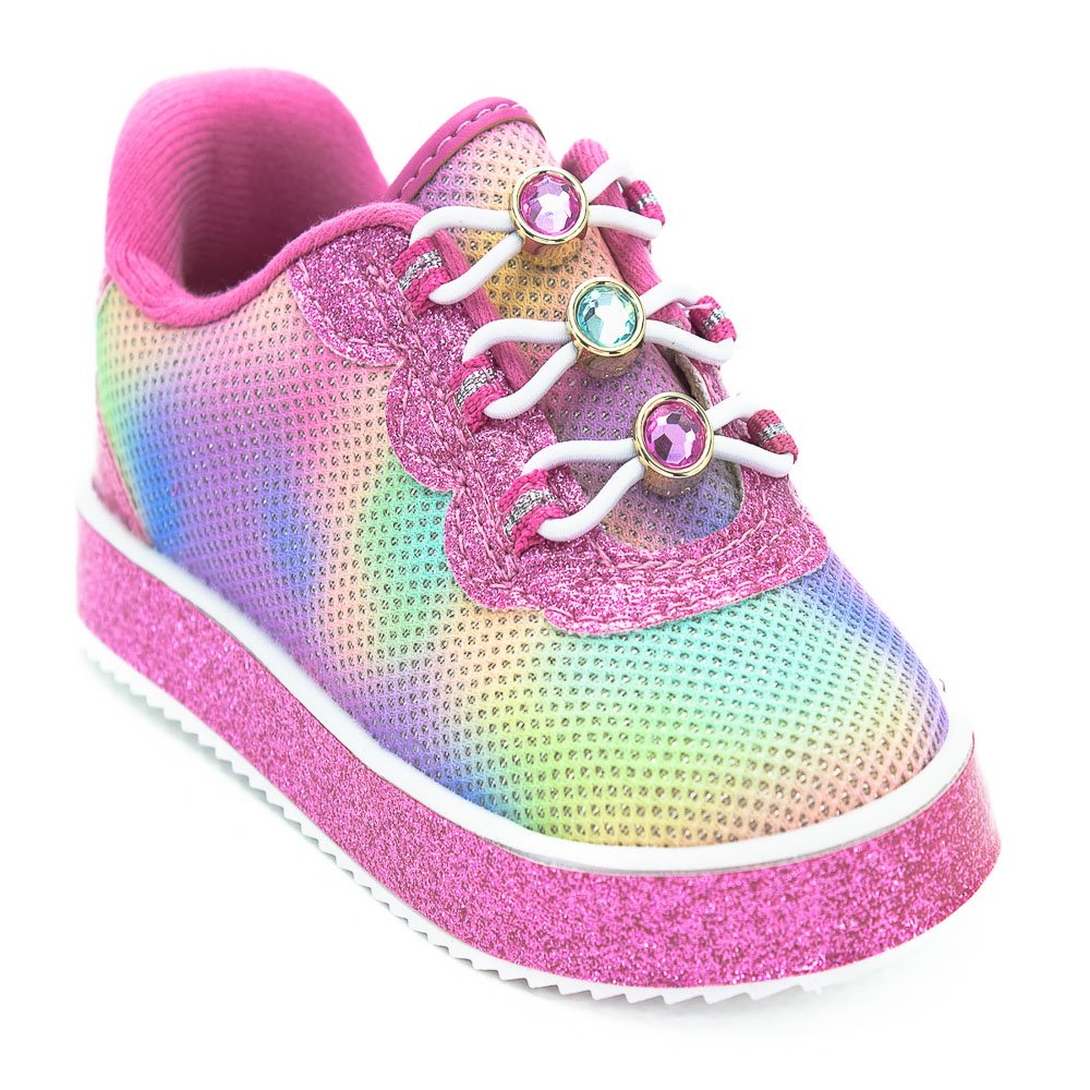 Tênis Infantil Menina Molekinha 2131.137 - Rosa Rosa 2