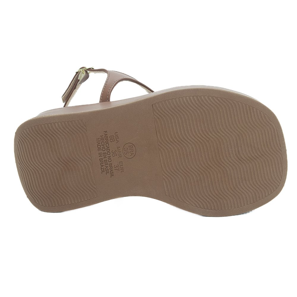 Sandália Feminina Mariotta 20545-33 - Marrom Marrom 4