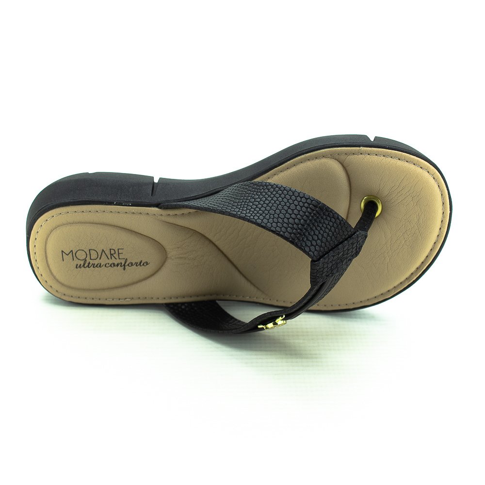 Chinelo Feminino Modare 7199.104 - Preto Preto 5