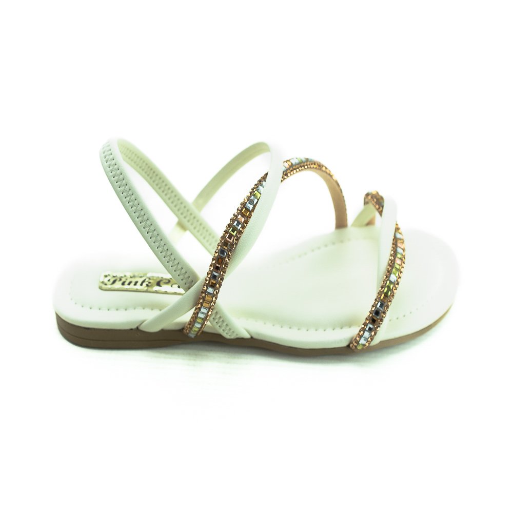 Sandália Infantil Menina Pink Cats V4572 - Off White