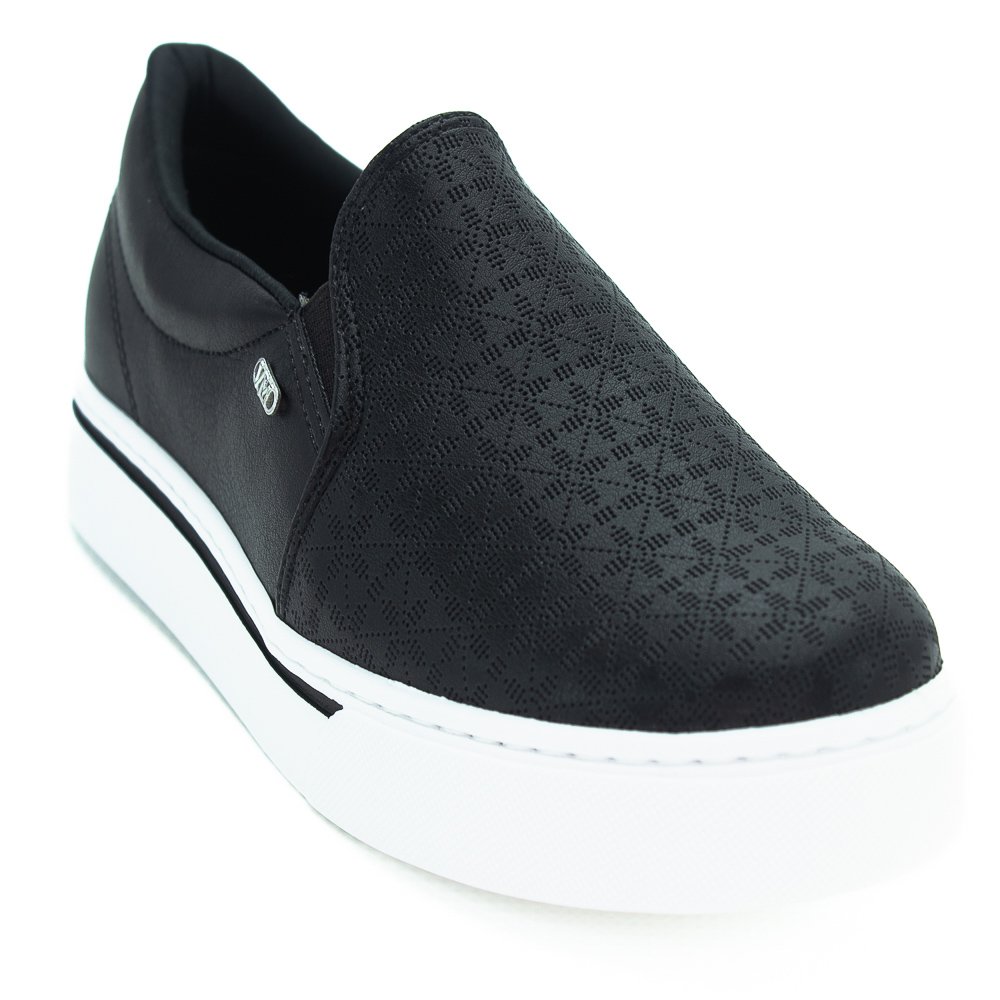 Tênis Feminino Via Marte 016-023-01 - Preto Preto 2