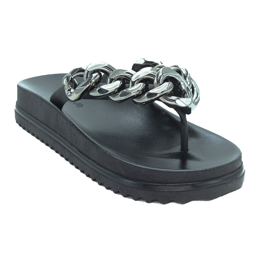 Papete Feminina Miss Love PP-907 - Preto Preto 2