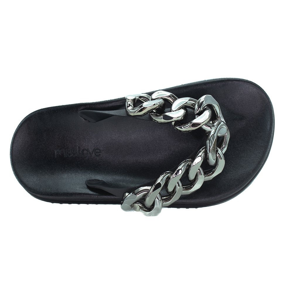 Papete Feminina Miss Love PP-907 - Preto Preto 5