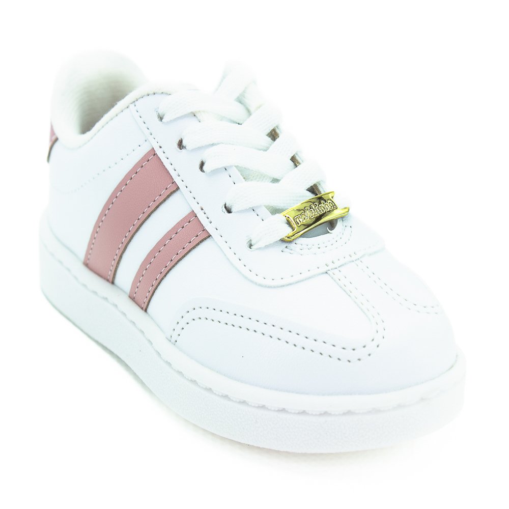 Tênis Infantil Menina Molekinha 2574.108 - Branco Branco 2