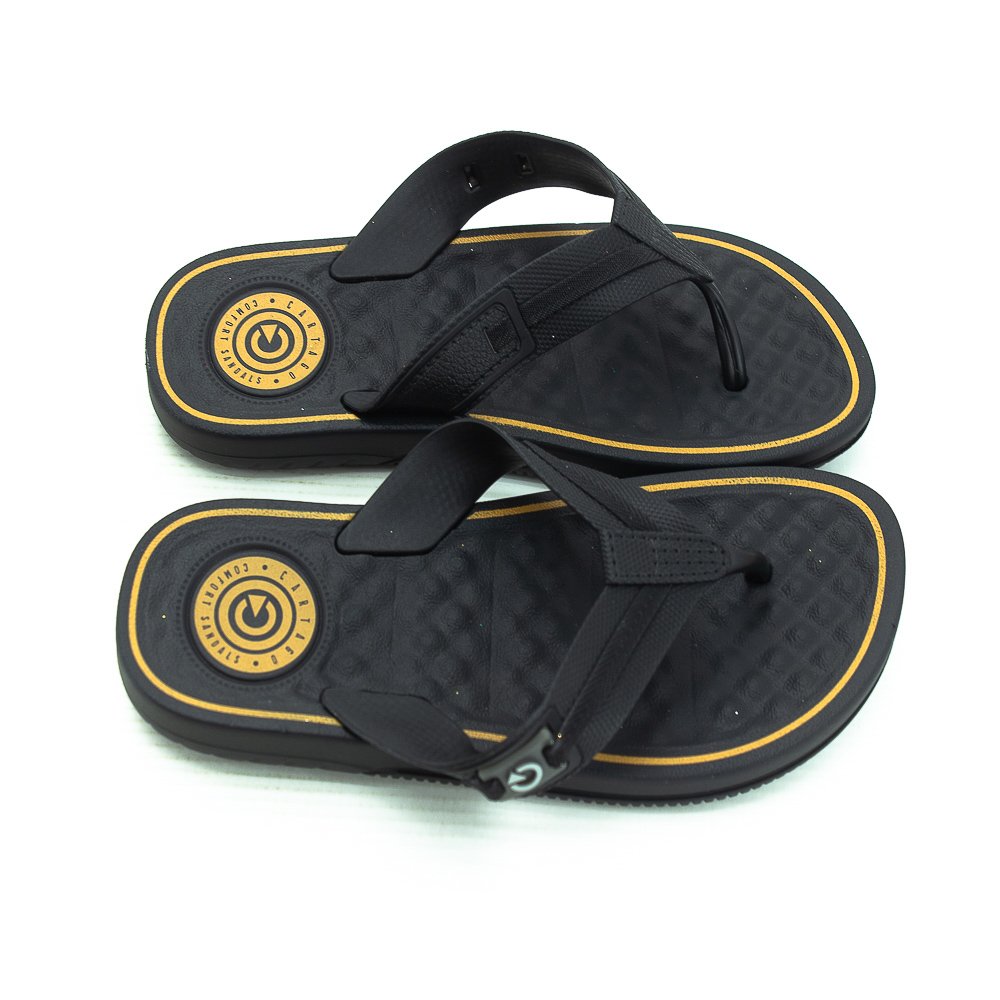 Chinelo Infantil Menino Cartago Arizona - Preto