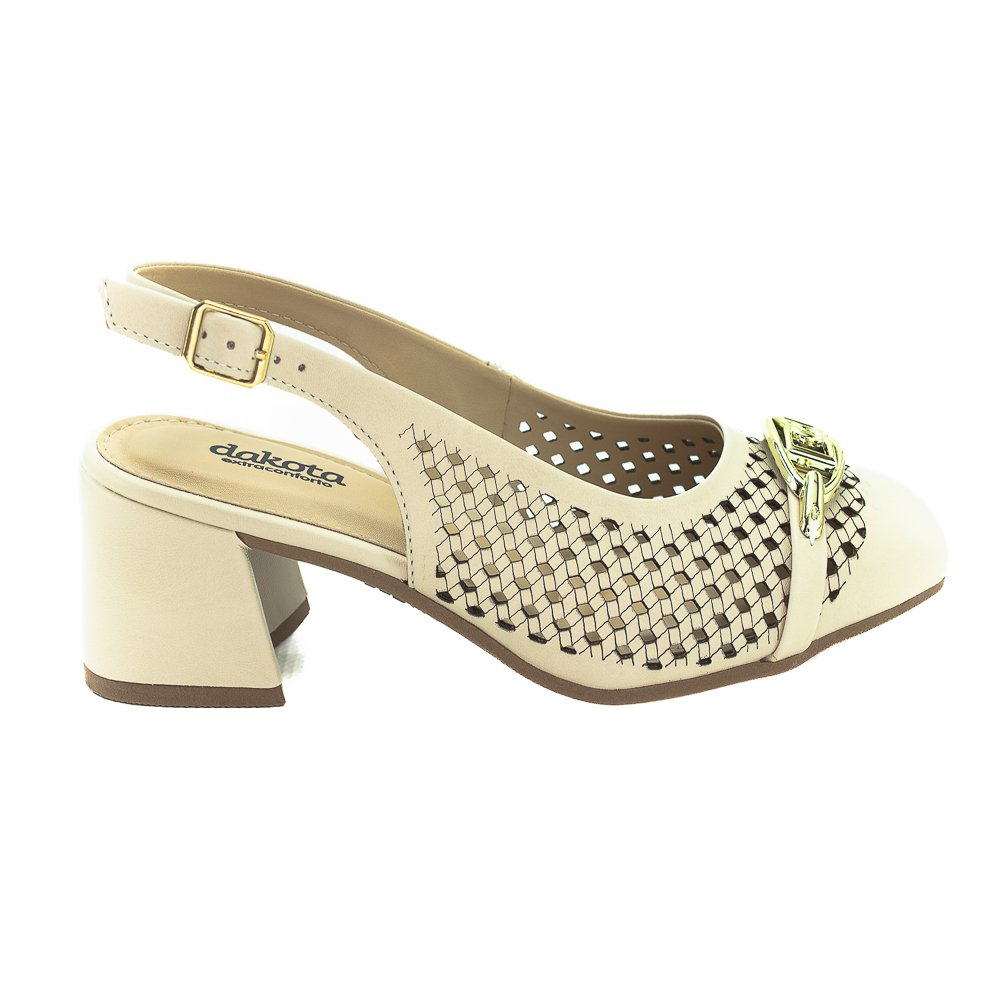 Sapato Feminino Dakota D0082-004 - Bege
