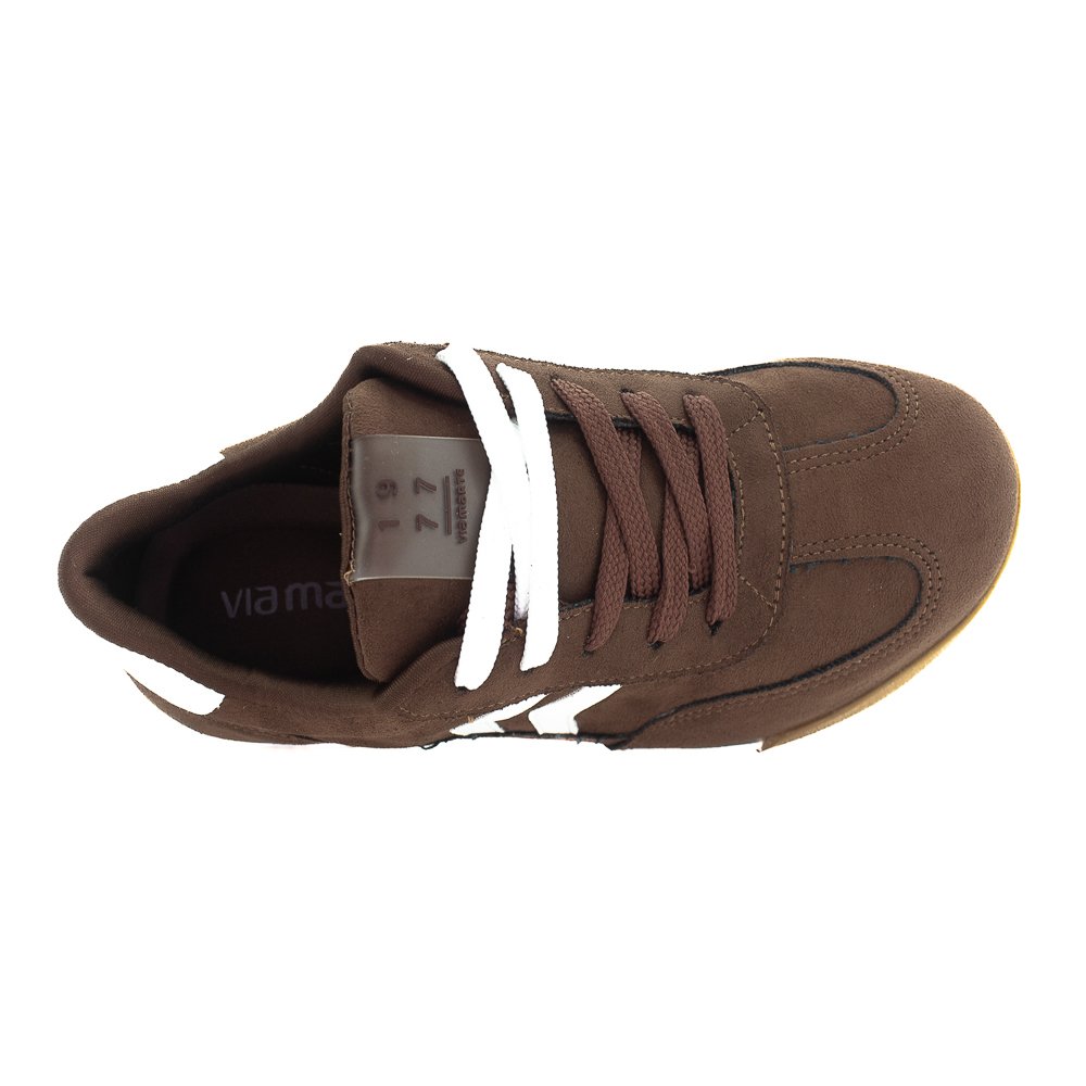 Tênis Feminino Via Marte 237-001-01 - Marrom Escuro Marrom 5