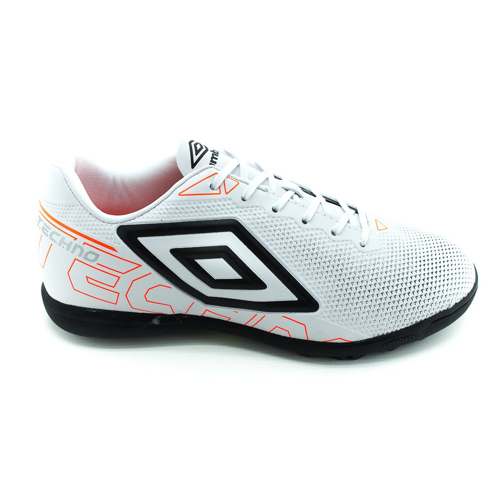 Chuteira Society Masculino Umbro Techno - Branco E Preto