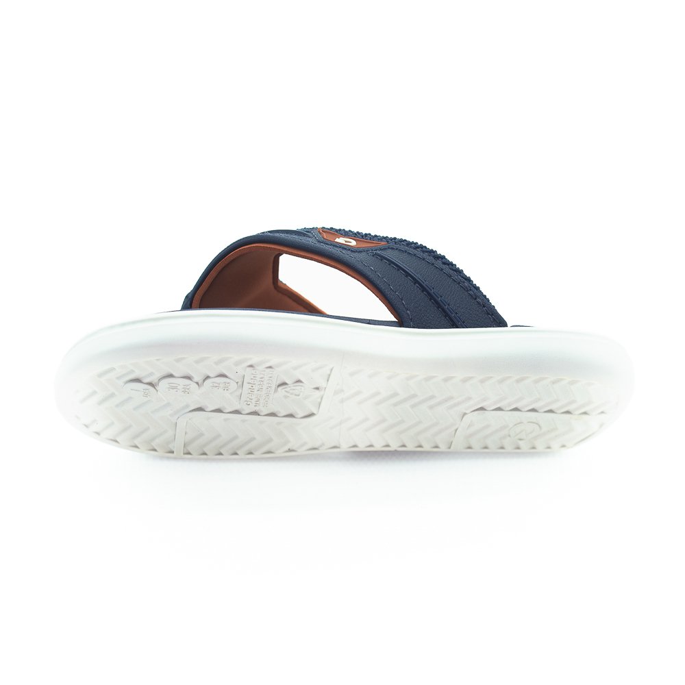 Chinelo Infantil Menino Cartago Malta VI - Marrom Azul 4