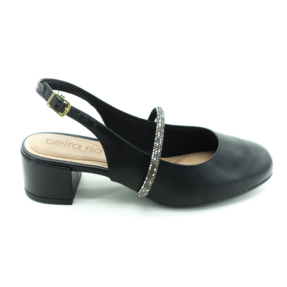 Sapato Slingback Feminino Beira Rio 4301.106 - Preto
