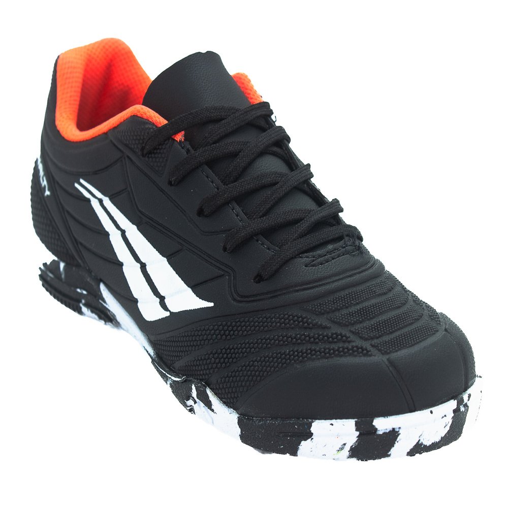 Chuteira Futsal Infantil Menino Penalty Matis Xxi - Preto Preto 2