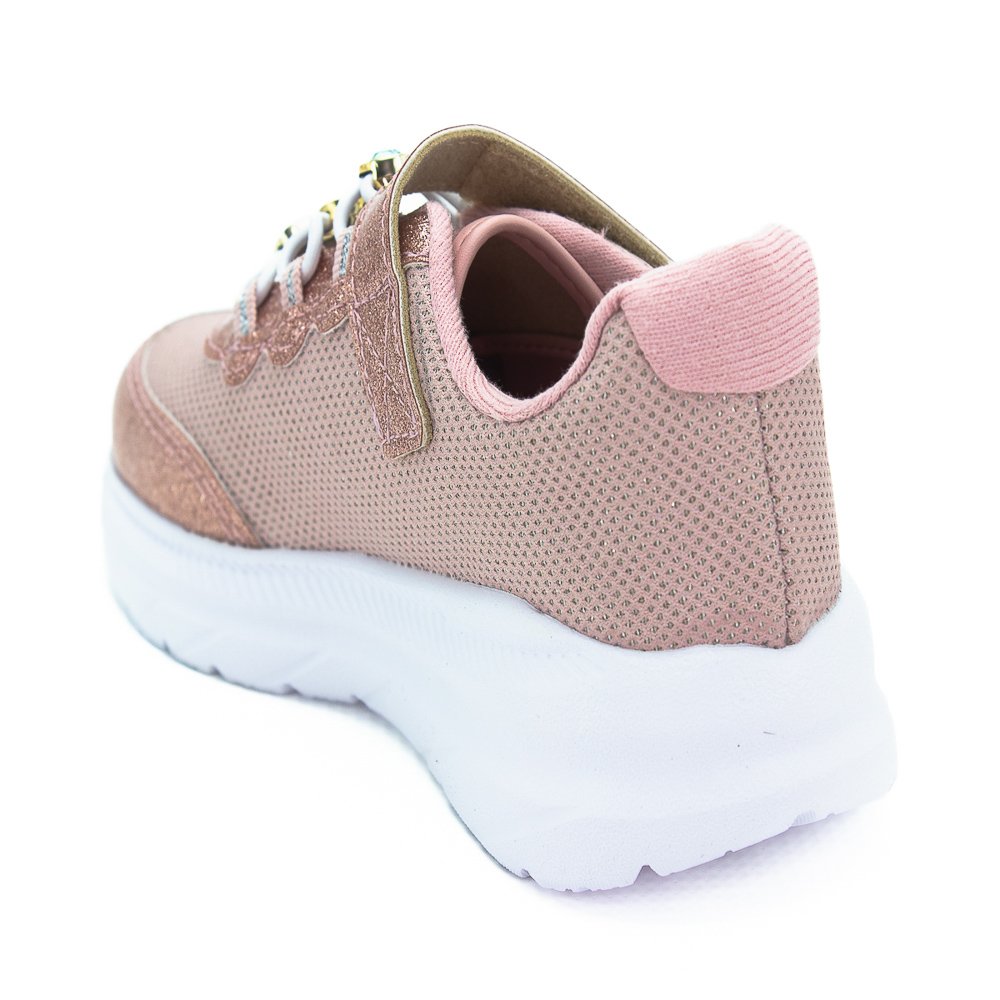 Tênis Infantil Menina Molekinha 2584.103 - Rosa Rosa 4