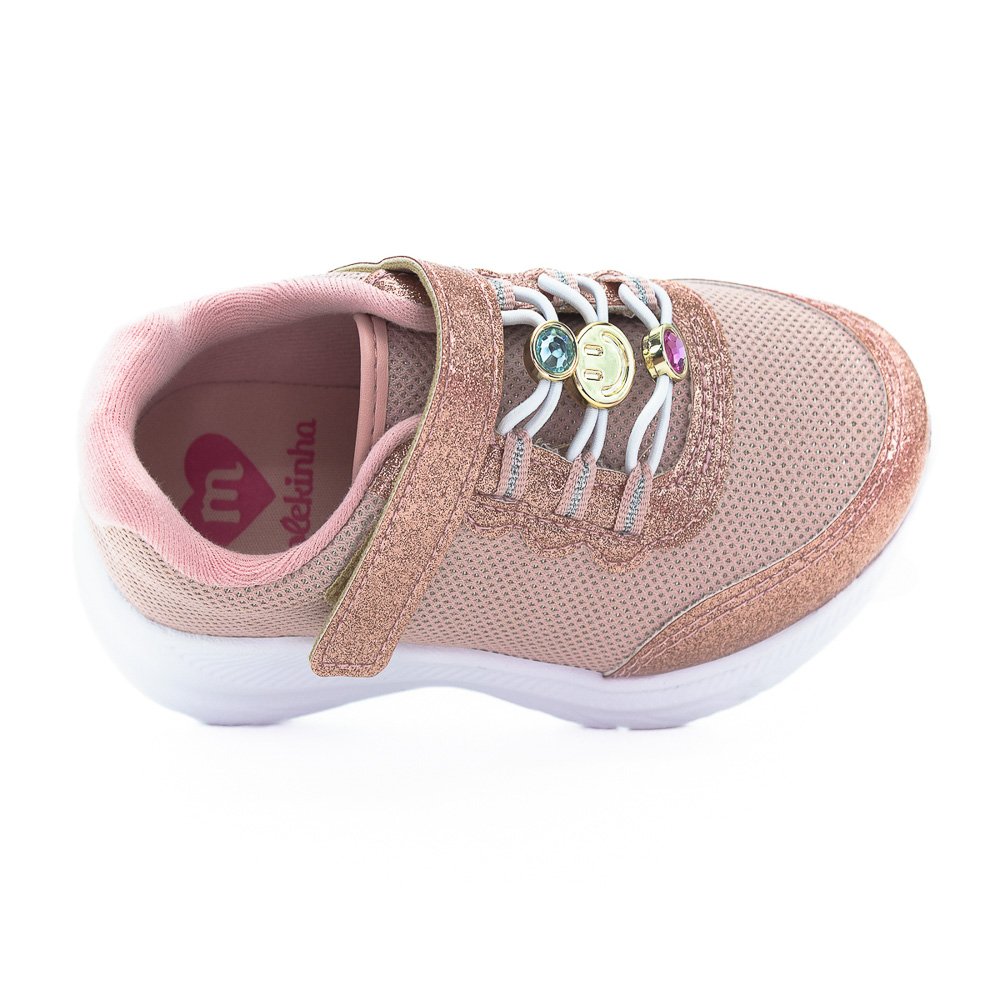 Tênis Infantil Menina Molekinha 2584.103 - Rosa Rosa 5