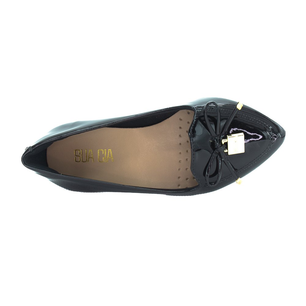 Sapatilha Feminina Sua Cia 8302.15688 - Preto Preto 5