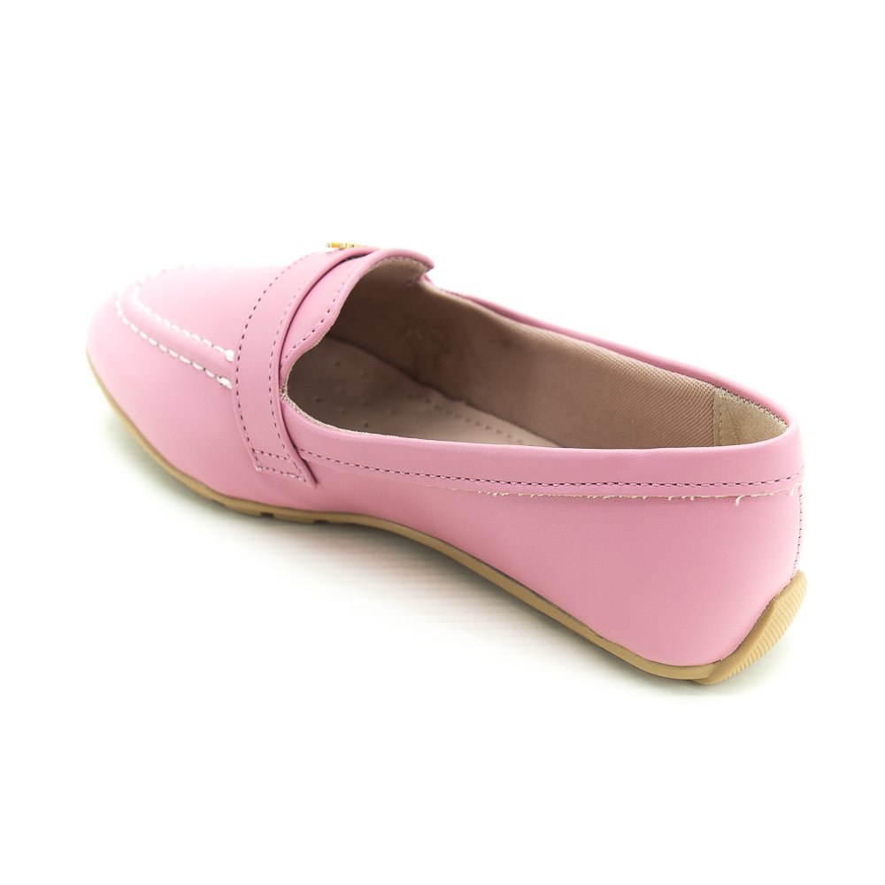 Mocassim Infantil Menina Mini Sua Cia 9146.51802 - Rosa Rosa 3