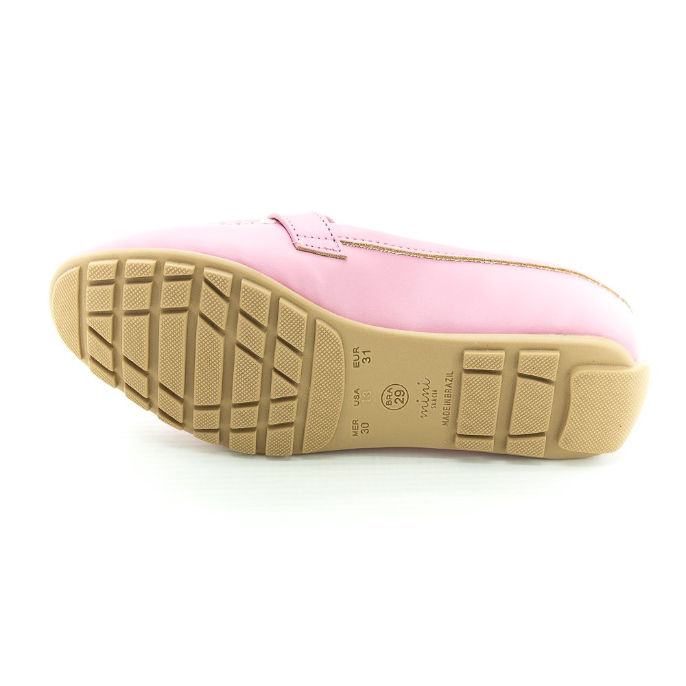 Mocassim Infantil Menina Mini Sua Cia 9146.51802 - Rosa Rosa 4