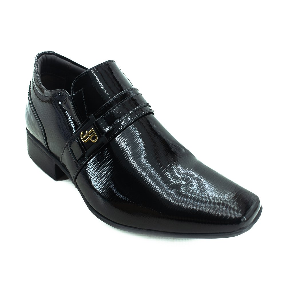 Sapato Social Masculino Jota Pe Air Phoenix Go - Preto Preto 2