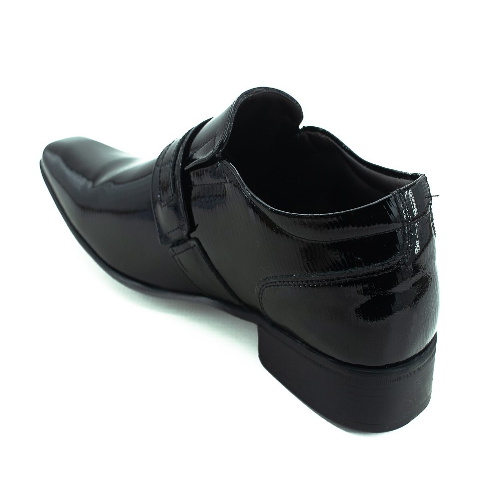 Sapato Social Masculino Jota Pe Air Phoenix Go - Preto Preto 3