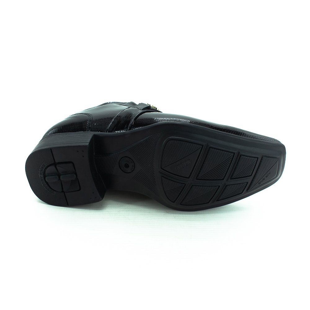 Sapato Social Masculino Jota Pe Air Phoenix Go - Preto Preto 4