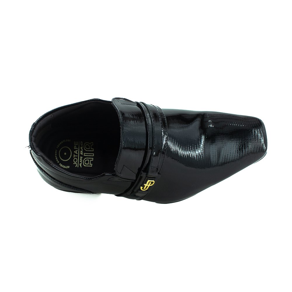 Sapato Social Masculino Jota Pe Air Phoenix Go - Preto Preto 5