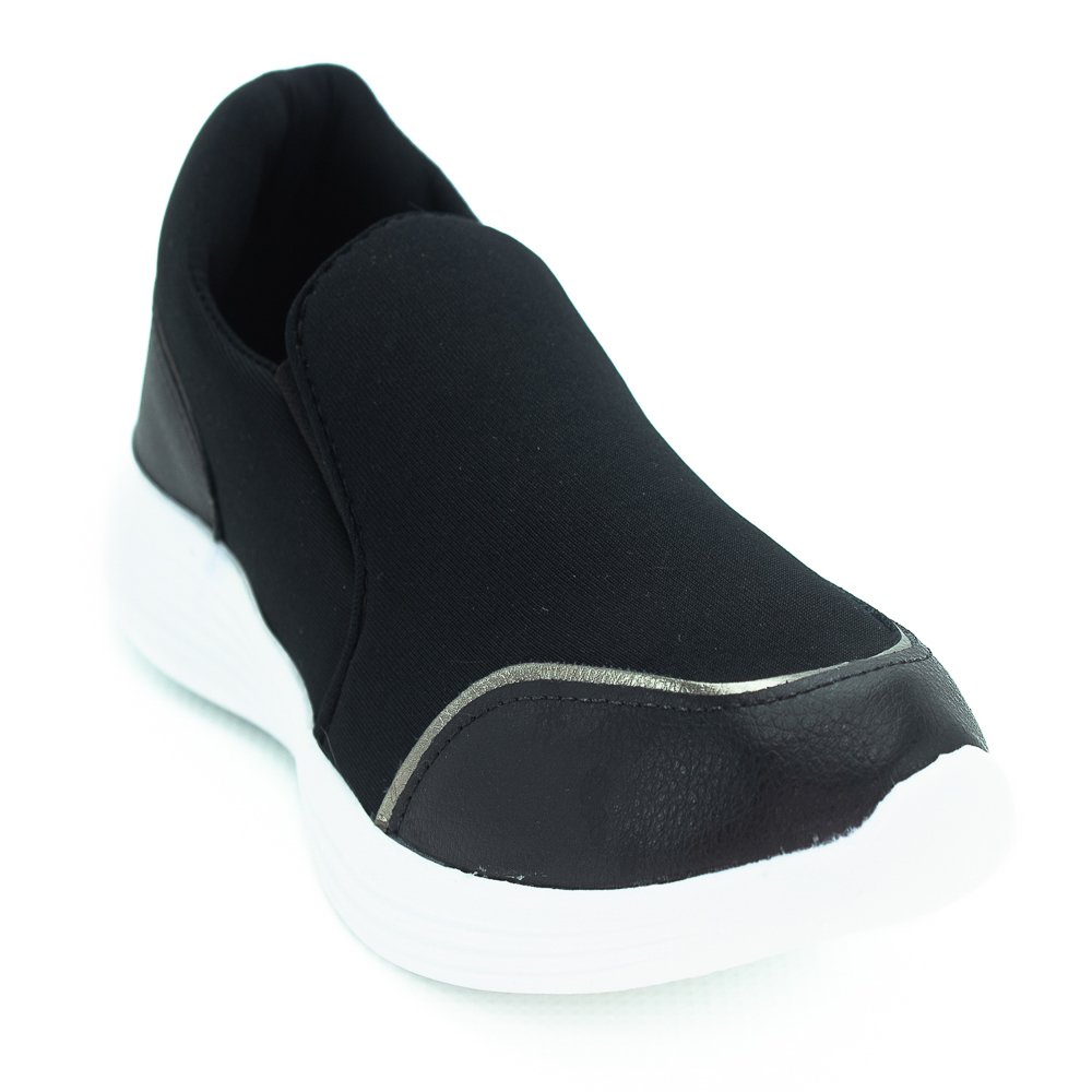 Tênis Feminino La Fitty 1033-Ly - Preto Preto 2