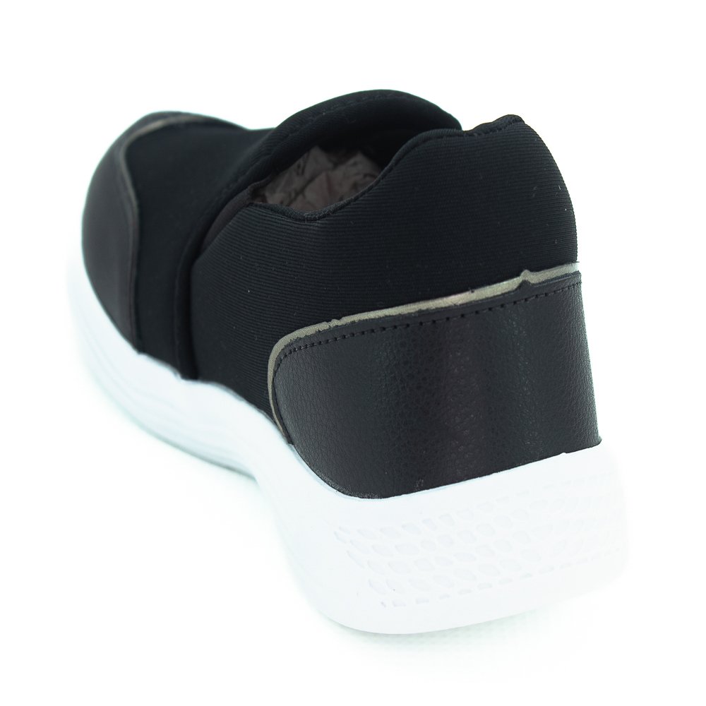 Tênis Feminino La Fitty 1033-Ly - Preto Preto 3
