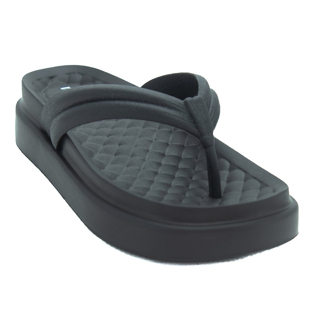 Chinelo Feminino Moleca 5554.100 - Preto Preto 2