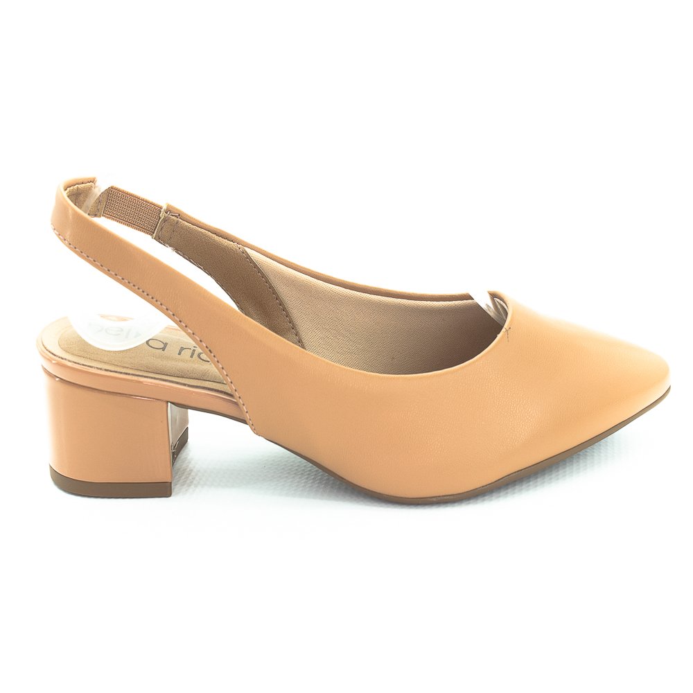 Sapato Feminino Beira Rio Slingback 4182.220 - Nude