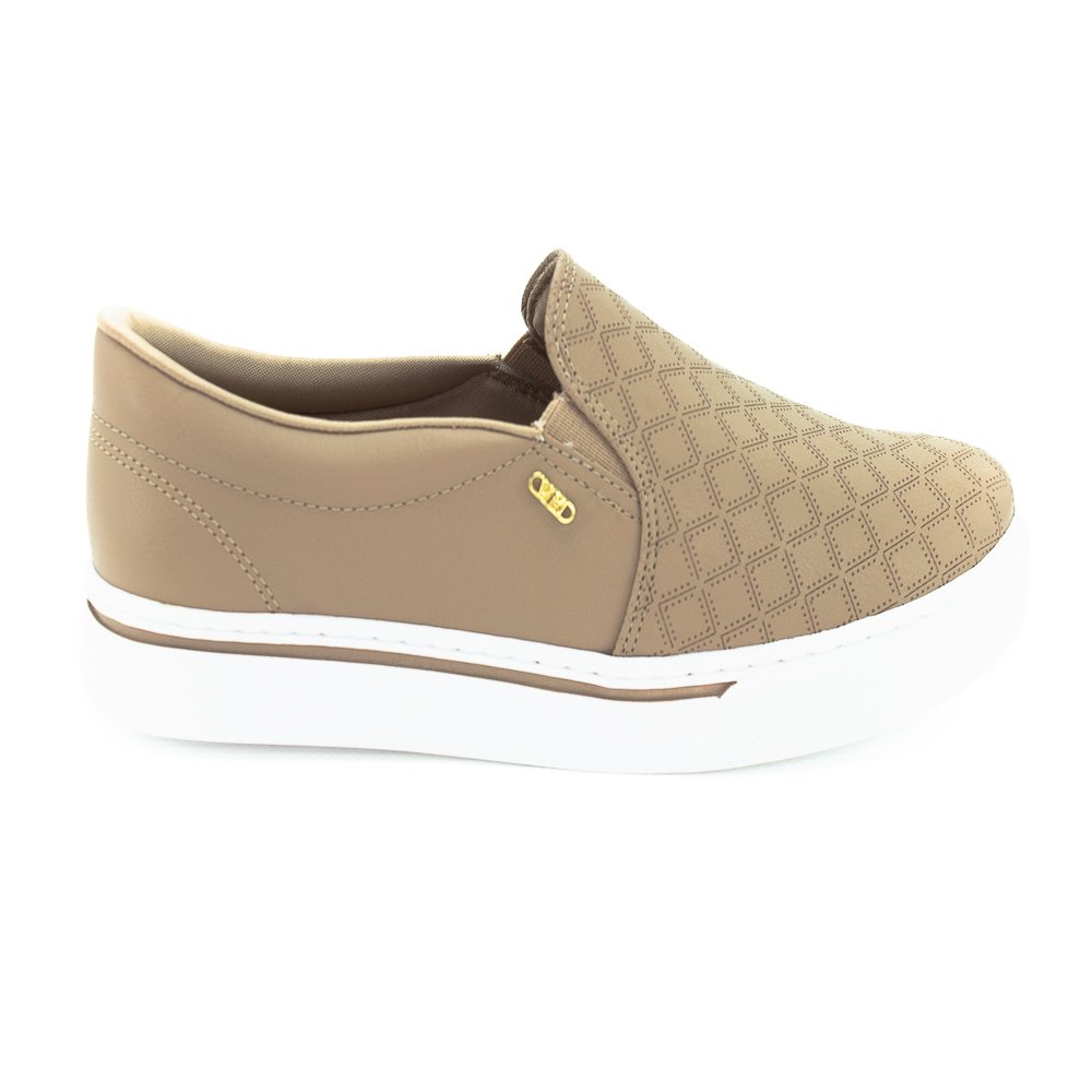 Tênis Feminino Via Marte 016-023-01 - Nude