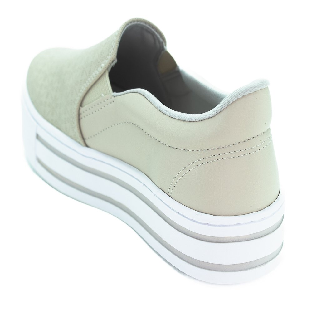 Tênis Feminino Via Marte 010-023-01 - Bege Bege 3