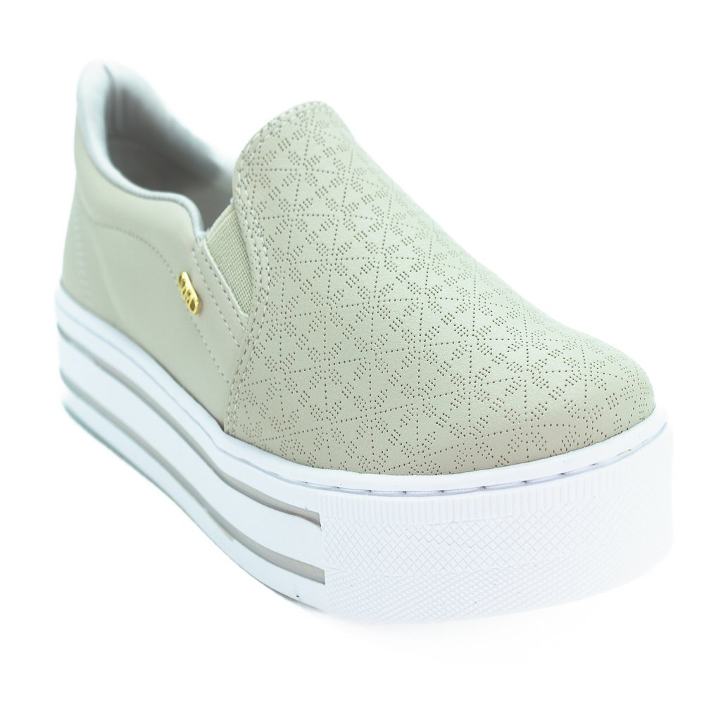 Tênis Feminino Via Marte 010-023-01 - Bege Bege 2