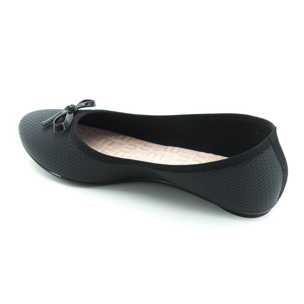 Sapatilha Feminina Moleca 5726.115 - Preto Preto 3