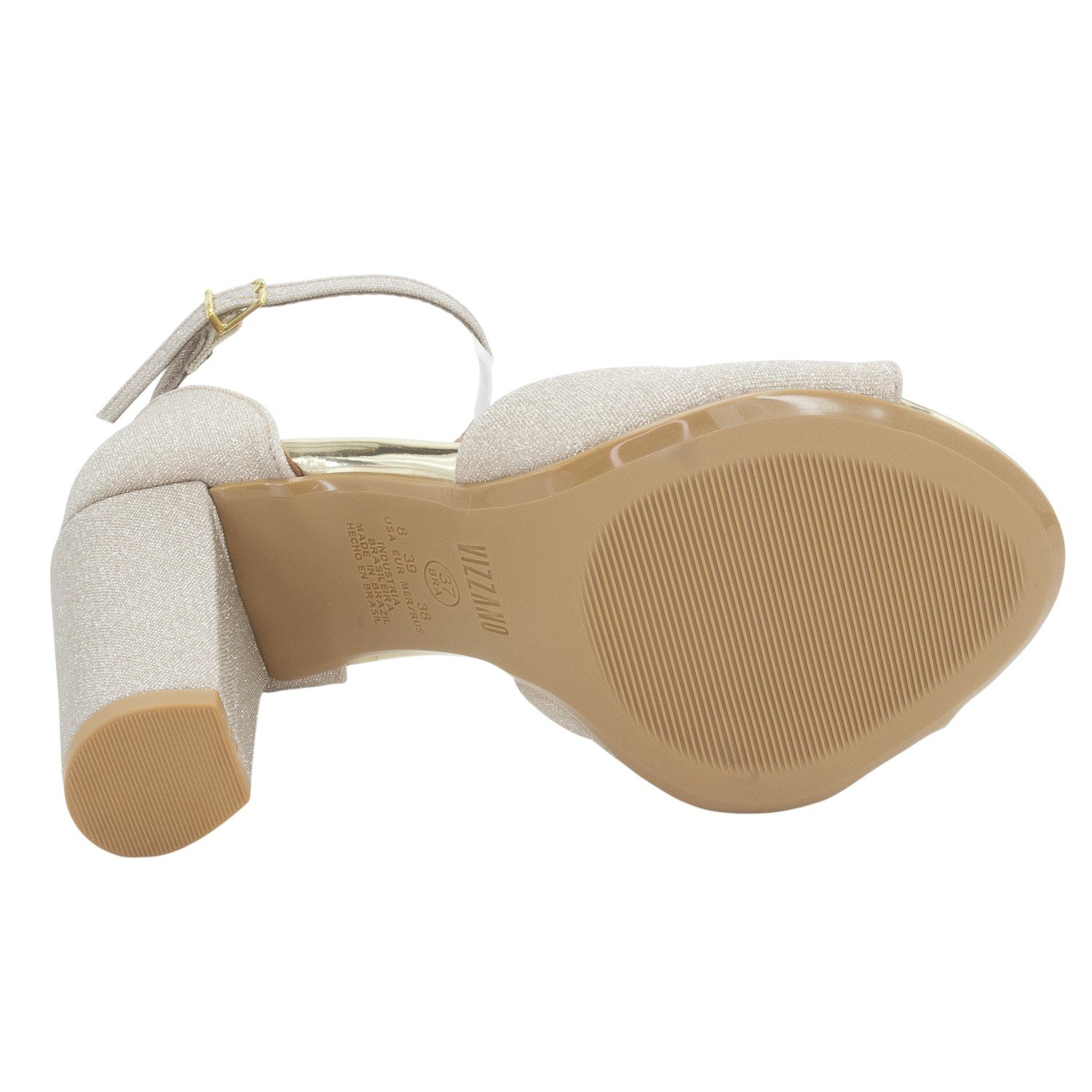Sandália Feminina Vizzano 6262.406 - Dourado Dourado 4