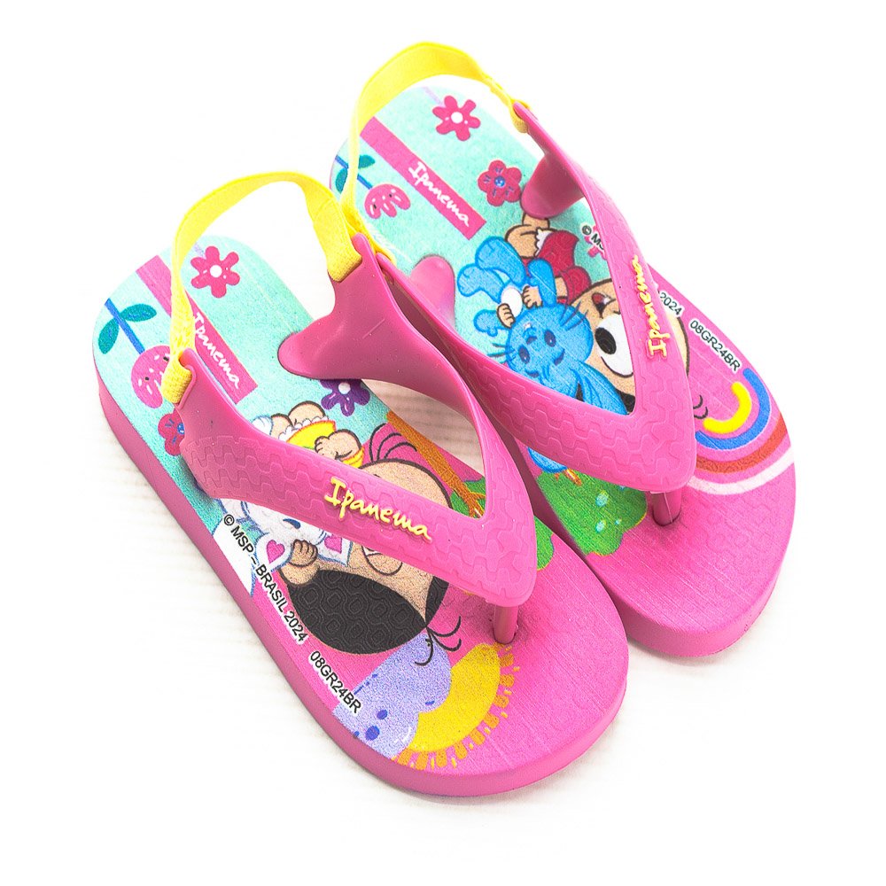 Chinelo Infantil Menina Ipanema Turma Da Mônica - Rosa