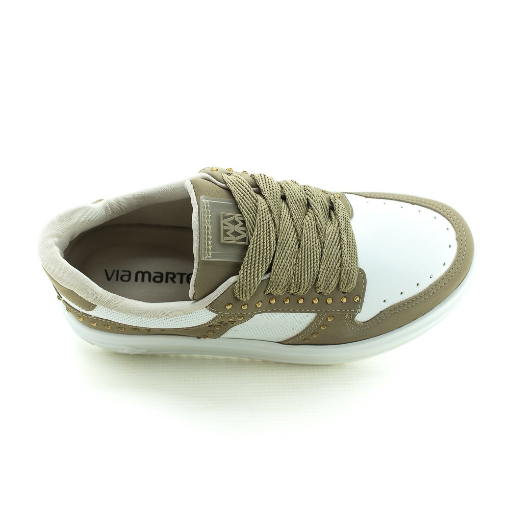 Tênis Feminino Via Marte 055-009-02 - Branco Branco 4