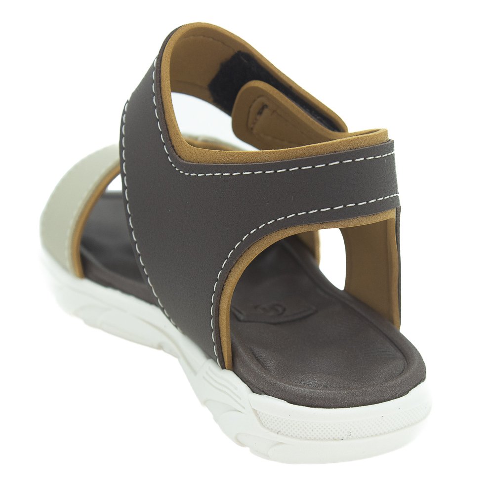 Sandália Infantil Menino Molekinho 2400.139 - Marrom Marrom 3