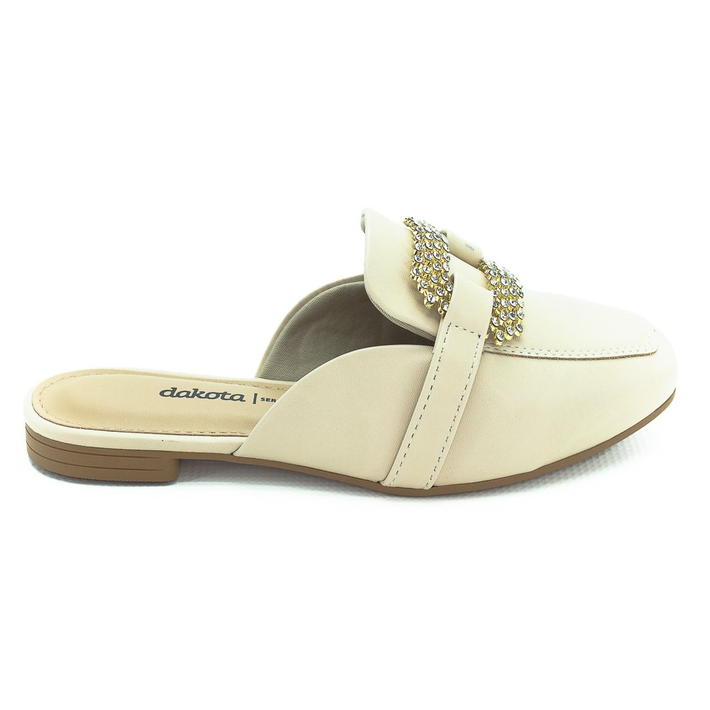 Mule Feminino Dakota D0231.0007 - Bege