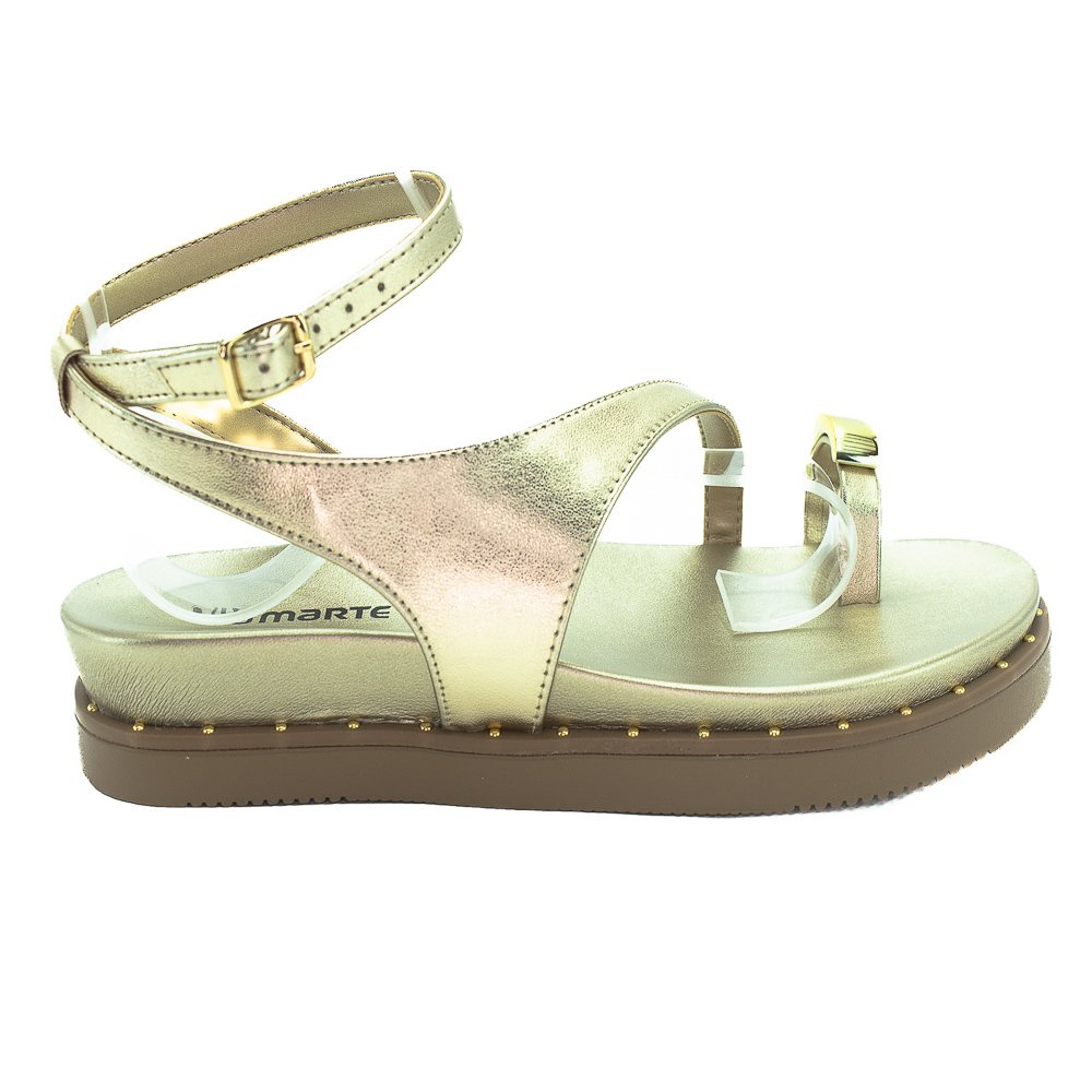 Sandália Feminina Via Marte 169-016-01 - Dourado