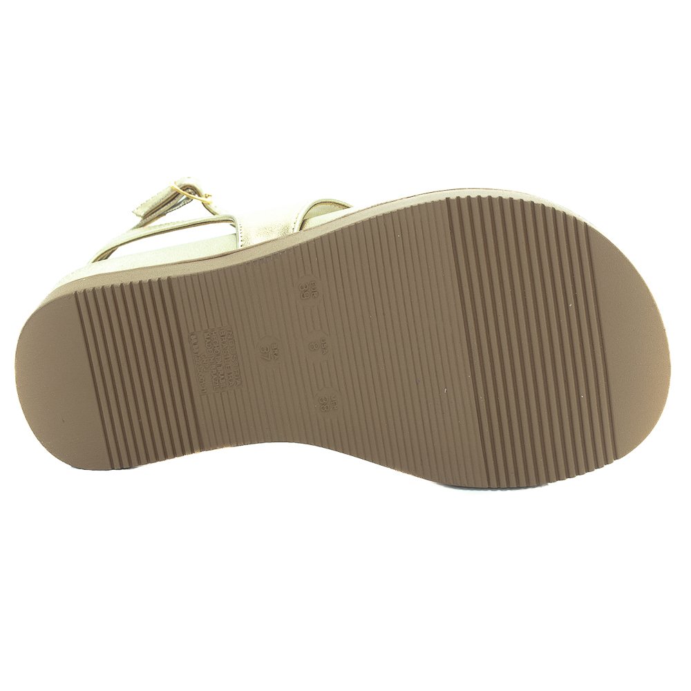 Sandália Feminina Via Marte 169-016-01 - Dourado Dourado 4