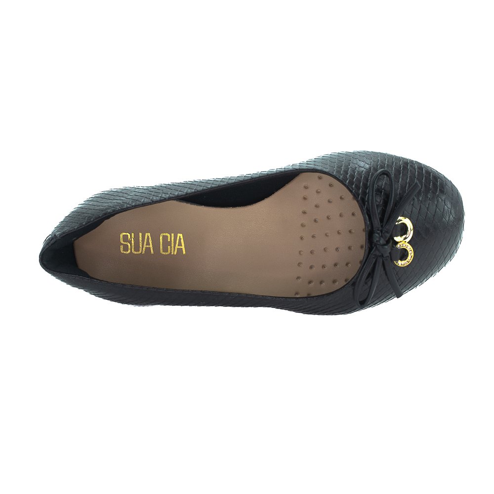 Sapatilha Feminina Sua Cia 8303.15612 - Preto Preto 5