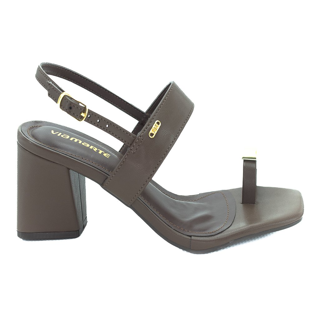 Sandália Feminina Via Marte 264-007-01 - Marrom