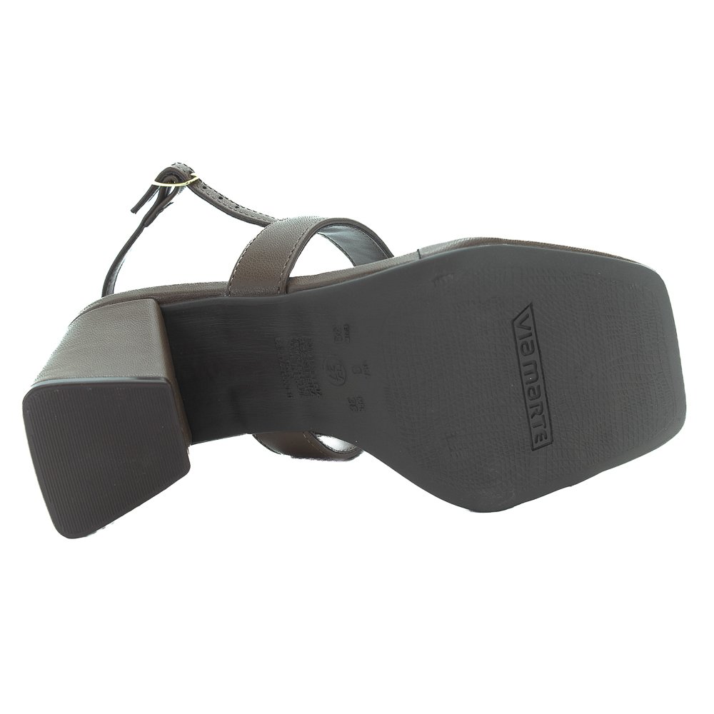 Sandália Feminina Via Marte 264-007-01 - Marrom Marrom 4