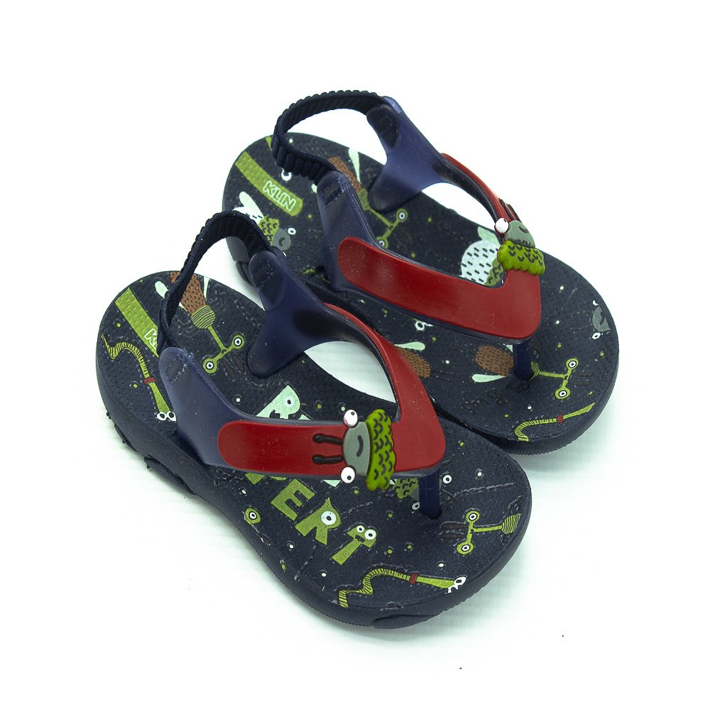Chinelo Infantil Menino Klin Acqua Print - Azul