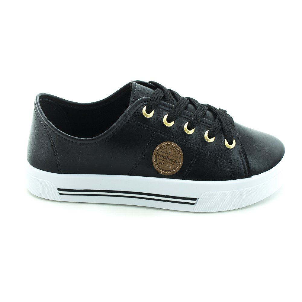 Tênis Feminino Moleca 5667.302 - Preto