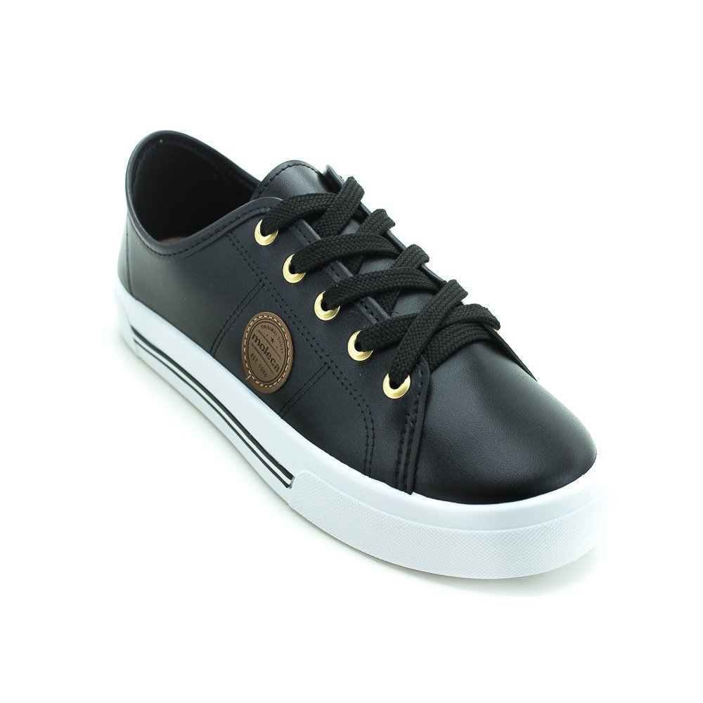 Tênis Feminino Moleca 5667.302 - Preto Preto 2