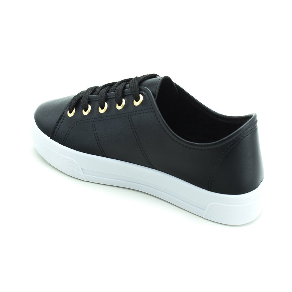 Tênis Feminino Moleca 5667.302 - Preto Preto 3