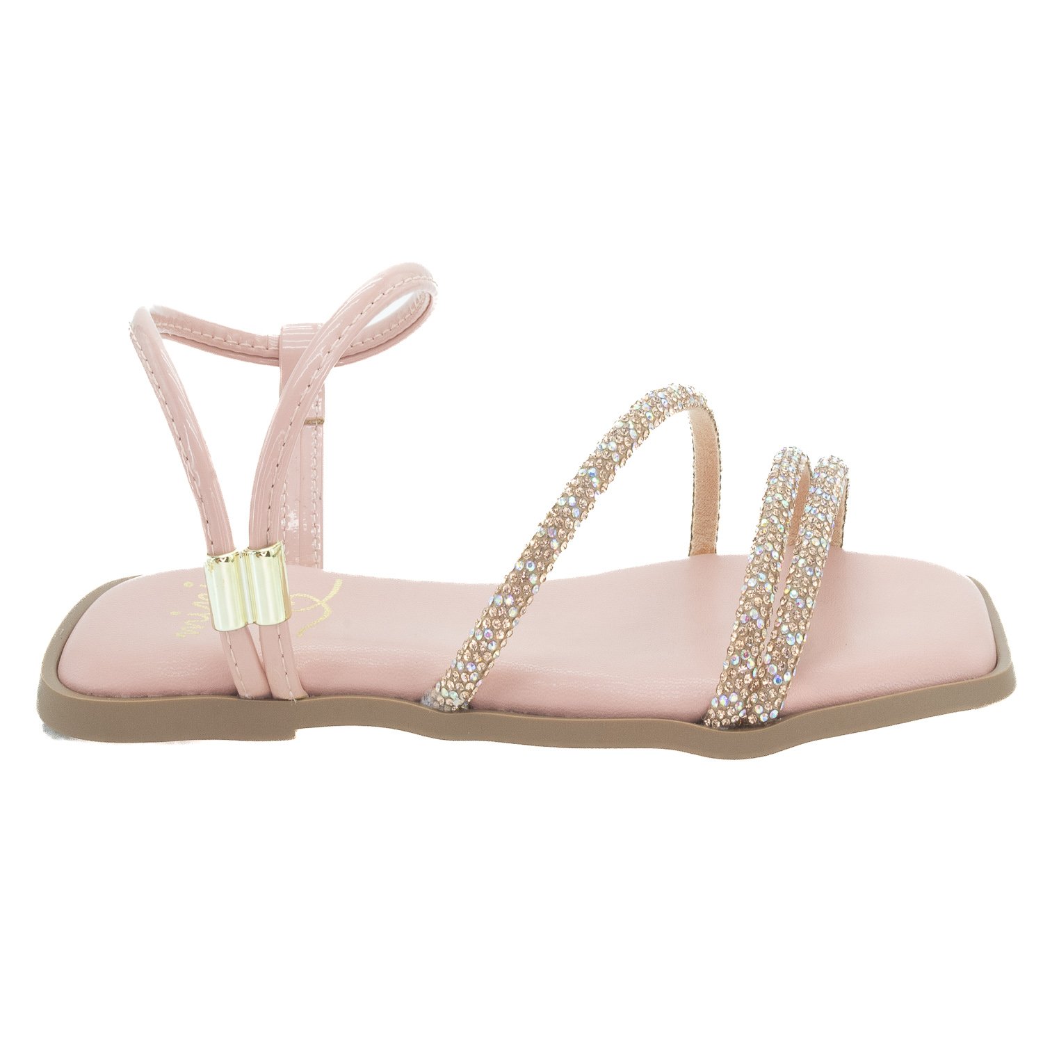 Sandália Infantil Menina Mini Sua Cia 9185.52109 - Rosa