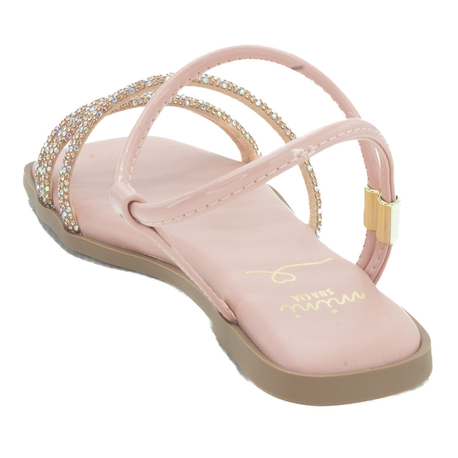 Sandália Infantil Menina Mini Sua Cia 9185.52109 - Rosa Rosa 3